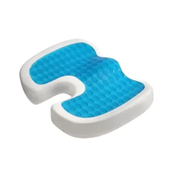 Cojin asiento viscoelástico en forma de herradura con gel